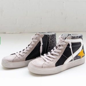 High Top Glitter Sneaker